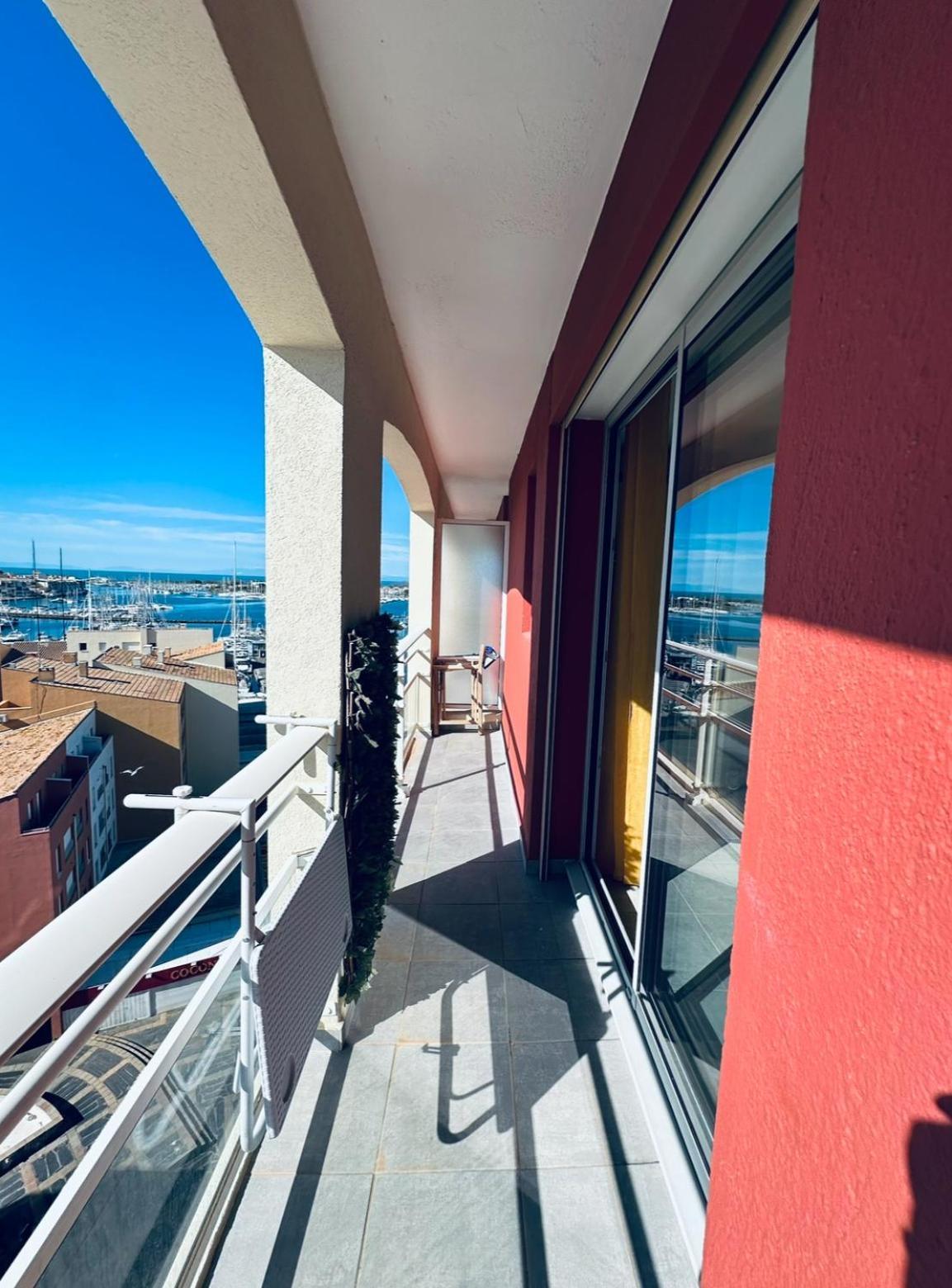 Appartement Centre Port,Vue Panoramique,Clim,Balcon,Wifi à Agde Extérieur photo