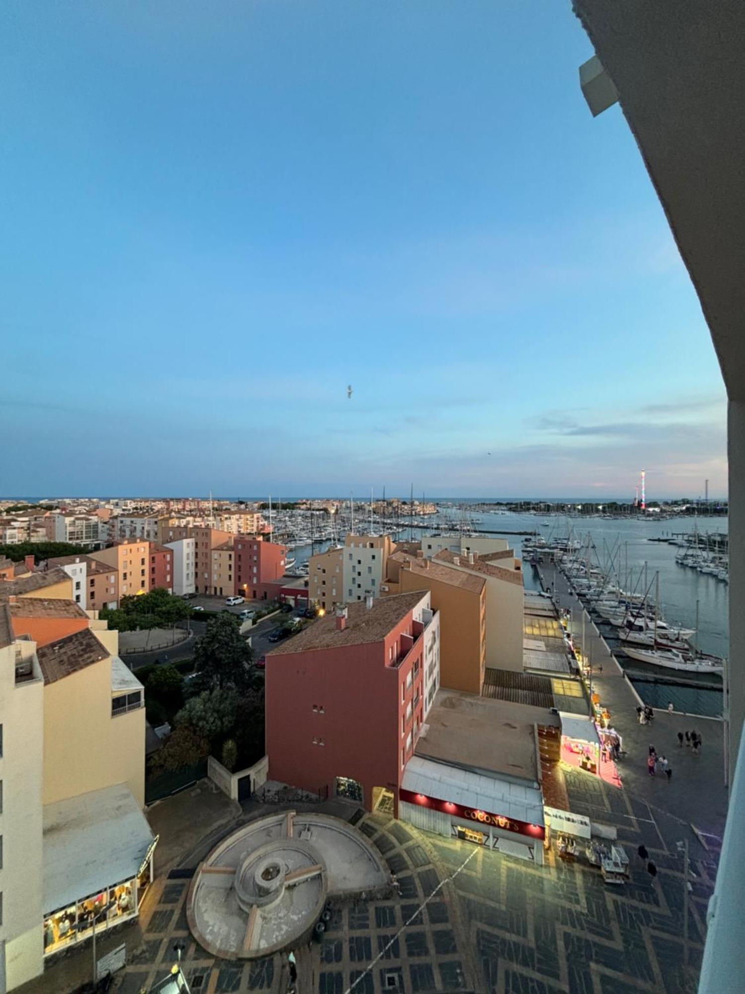 Appartement Centre Port,Vue Panoramique,Clim,Balcon,Wifi à Agde Extérieur photo